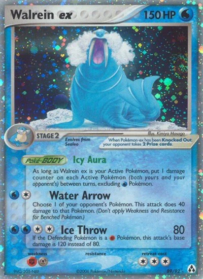 LM: Walrein ex (Holofoil)
