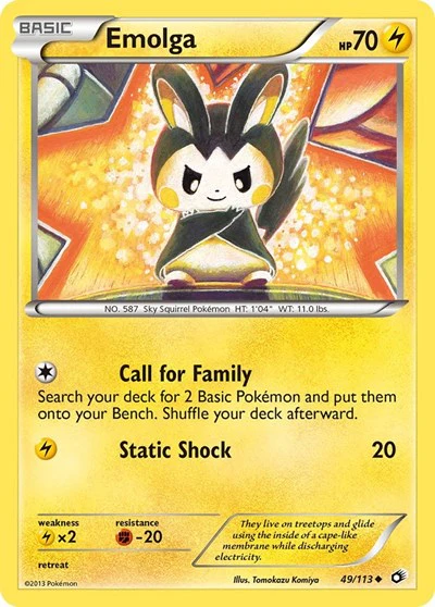 LTR: Emolga (Reverse Holofoil)