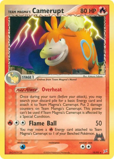 MA: Team Magma's Camerupt (Reverse Holofoil)