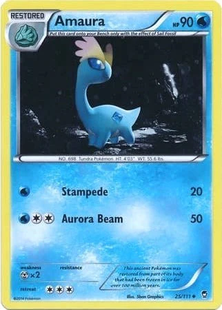 MCAP: Amaura - 25/111 (Cosmos Holo) (Holofoil)