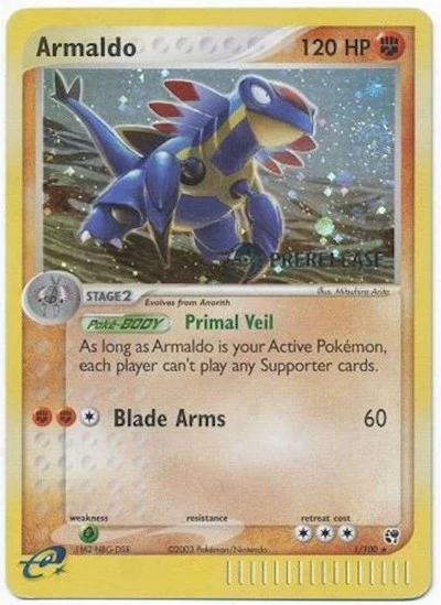 MCAP: Armaldo - 1/100 (Prerelease) (Holofoil)