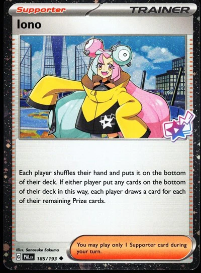 MCAP: Iono - 185/193 (Cosmo Foil) (Holofoil)