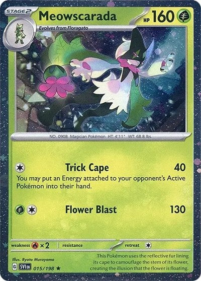 MCAP: Meowscarada - 015/198 (Cosmos Holo) (Holofoil)