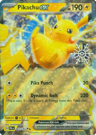 MCAP: Pikachu ex (Holiday Calendar) (Holofoil)