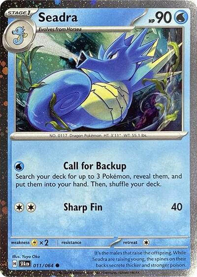 MCAP: Seadra - 011/064 (Cosmos Holo) (Holofoil)