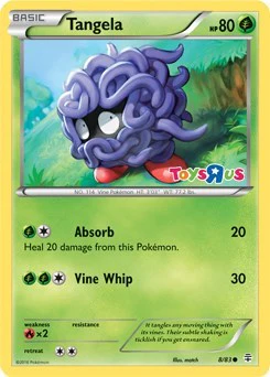 MCAP: Tangela - 8/83 (Toys R Us Promo) (Holofoil)