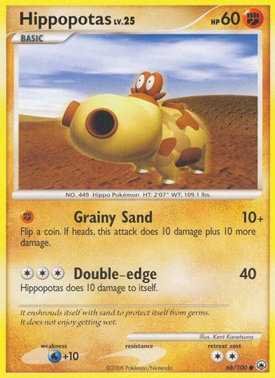 MD: Hippopotas (Reverse Holofoil)