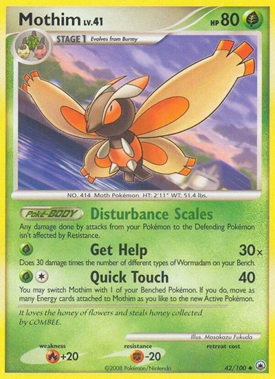 MD: Mothim (Reverse Holofoil)