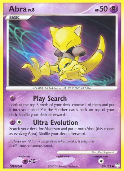MT: Abra (Reverse Holofoil)