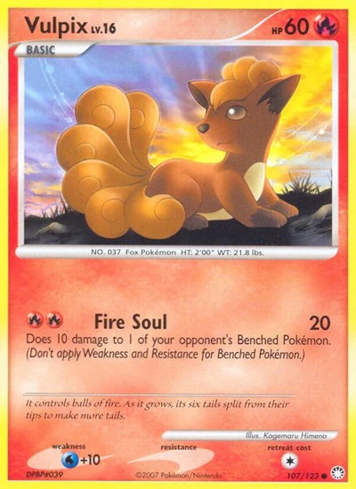 MT: Vulpix (Reverse Holofoil)