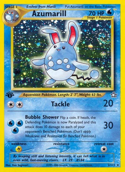 N1: Azumarill (1st Edition Holofoil)