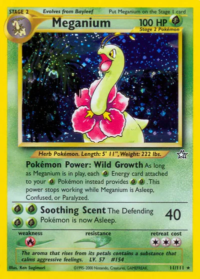 N1: Meganium (11) (Unlimited Holofoil)