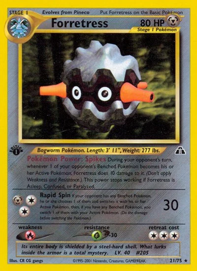 N2: Forretress (21) (1st Edition)