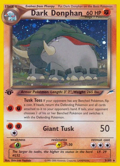 N4: Dark Donphan (1st Edition Holofoil)