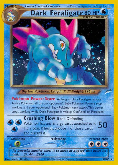 N4: Dark Feraligatr (Unlimited Holofoil)
