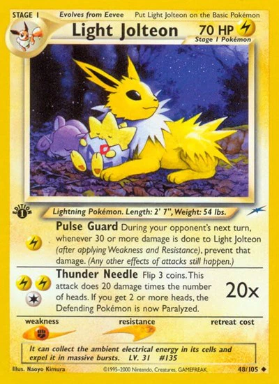 N4: Light Jolteon (1st Edition)