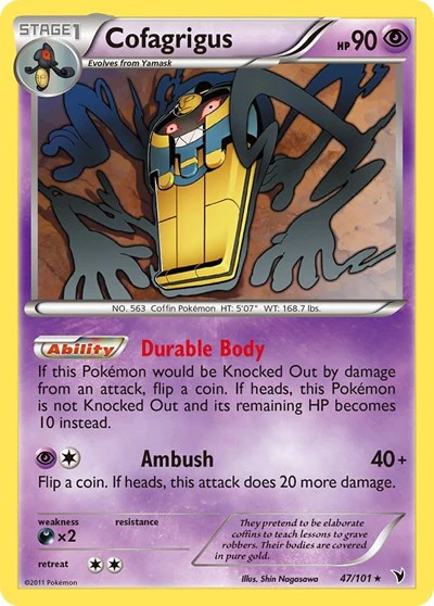NVI: Cofagrigus (47) (Reverse Holofoil)