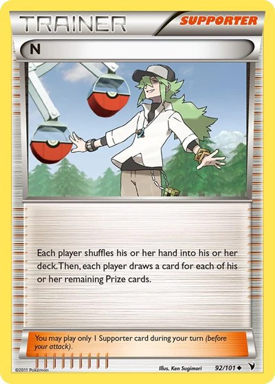 NVI: N (Supporter) (Reverse Holofoil)