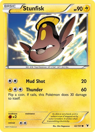 NVI: Stunfisk (42) (Reverse Holofoil)