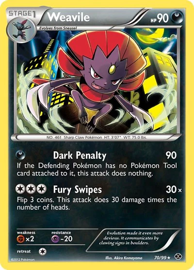NXD: Weavile (Reverse Holofoil)