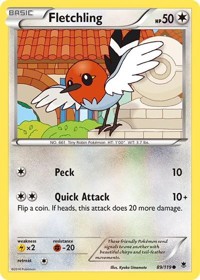 PHF: Fletchling (Reverse Holofoil)