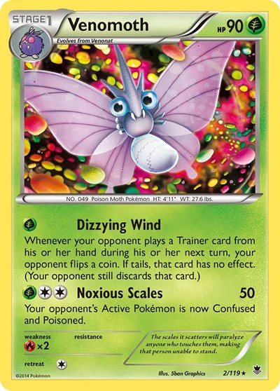 PHF: Venomoth (Reverse Holofoil)