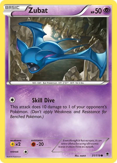 PHF: Zubat (Reverse Holofoil)