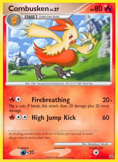 PL: Combusken (Reverse Holofoil)