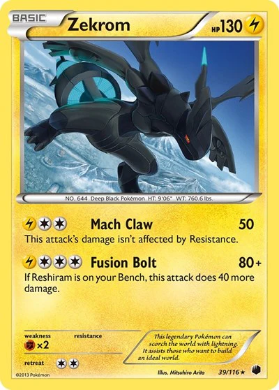 PLF: Zekrom (Reverse Holofoil)
