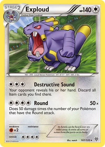 PLS: Exploud (Reverse Holofoil)