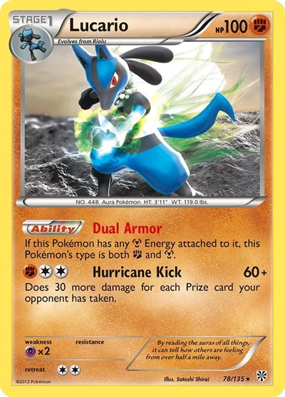 PLS: Lucario (78) (Reverse Holofoil)