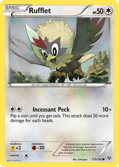 PLS: Rufflet (Reverse Holofoil)