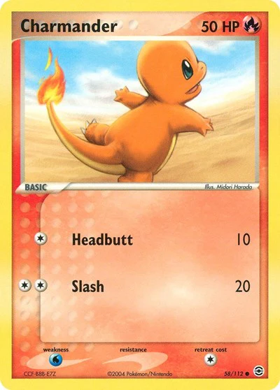 RG: Charmander - 058/112