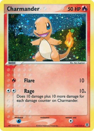 RG: Charmander - 113/112 (Holofoil)