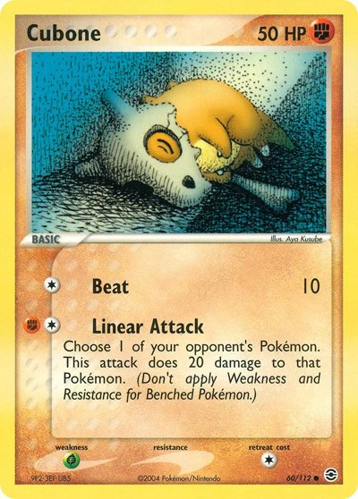 RG: Cubone (Reverse Holofoil)