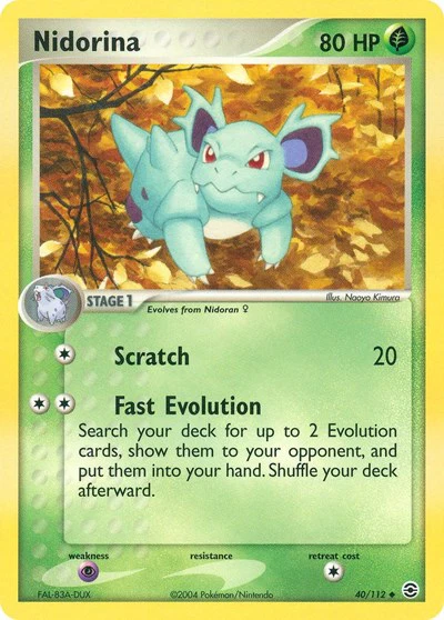 RG: Nidorina (Reverse Holofoil)
