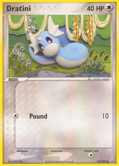 RR: Dratini - 052/109 (Reverse Holofoil)