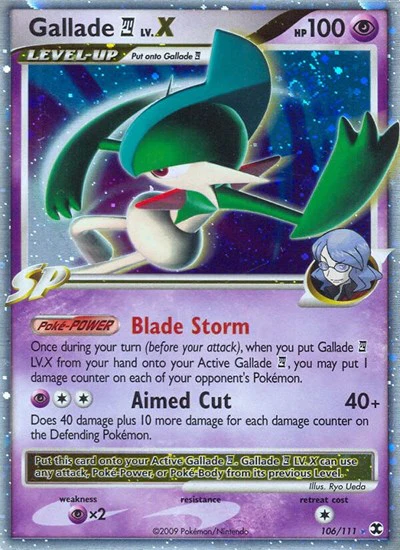 RR: Gallade E4 Lv.X (Holofoil)