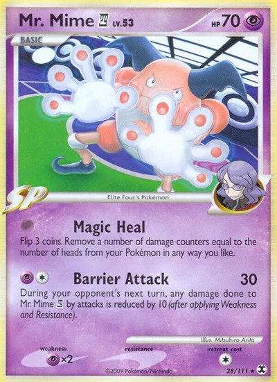 RR: Mr. Mime E4 (Reverse Holofoil)