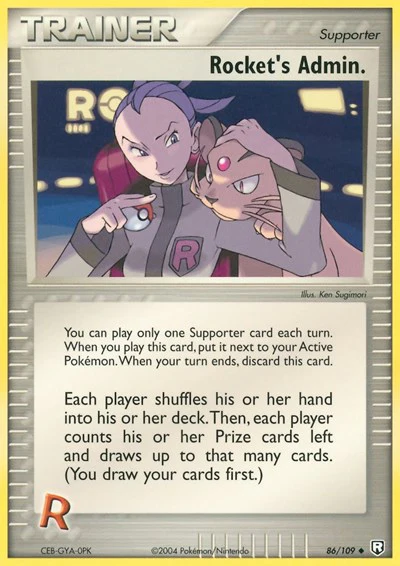 RR: Rocket's Admin. (Reverse Holofoil)