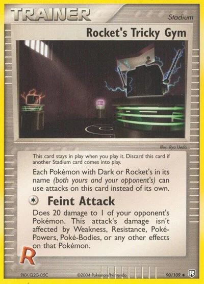 RR: Rocket's Tricky Gym (Reverse Holofoil)