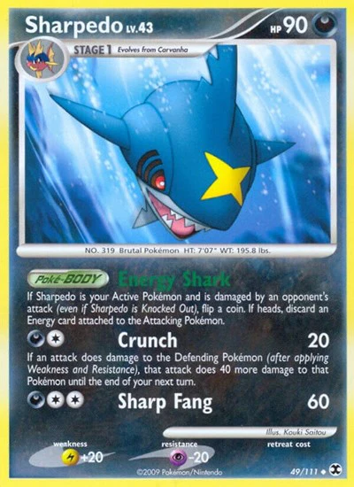 RR: Sharpedo (Reverse Holofoil)