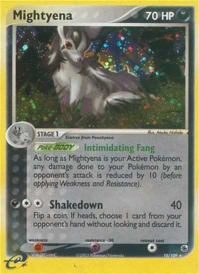RS: Mightyena - 10/109 (Holofoil)