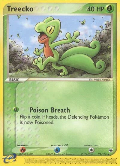 RS: Treecko - 75/109 (Reverse Holofoil)