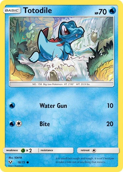 SHL: Totodile (Reverse Holofoil)