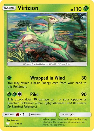 SHL: Virizion (Reverse Holofoil)