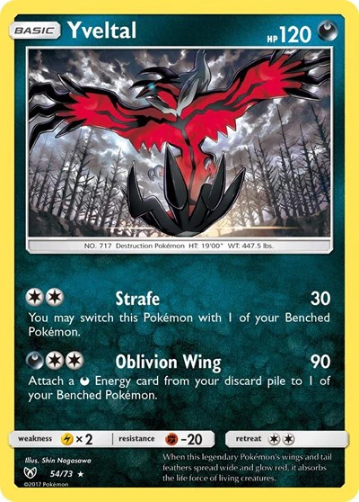 SHL: Yveltal (Reverse Holofoil)