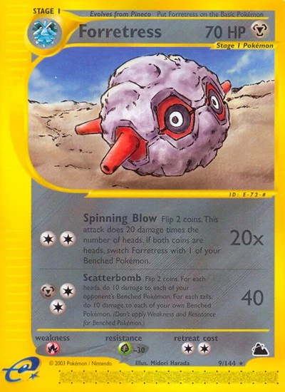 SK: Forretress (9) (Reverse Holofoil)