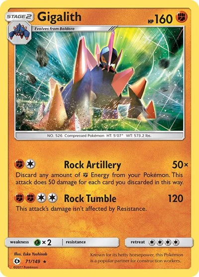 SM01: Gigalith (Reverse Holofoil)
