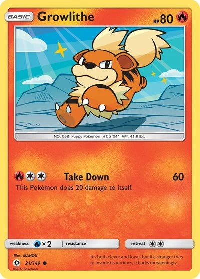 SM01: Growlithe (Reverse Holofoil)